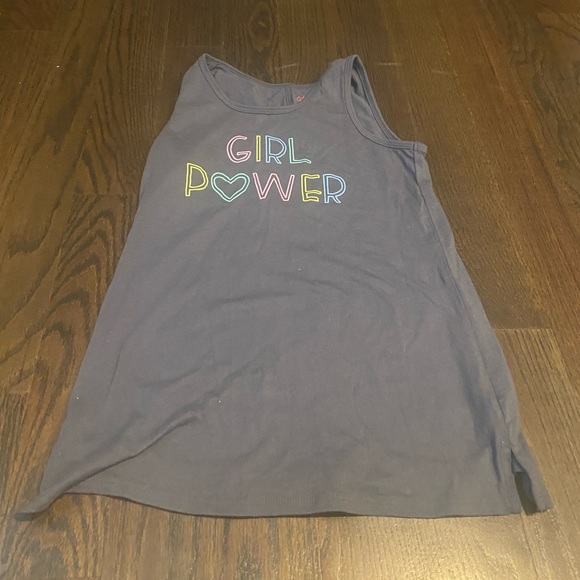 Cat and Jack girls lg tank (10/12)